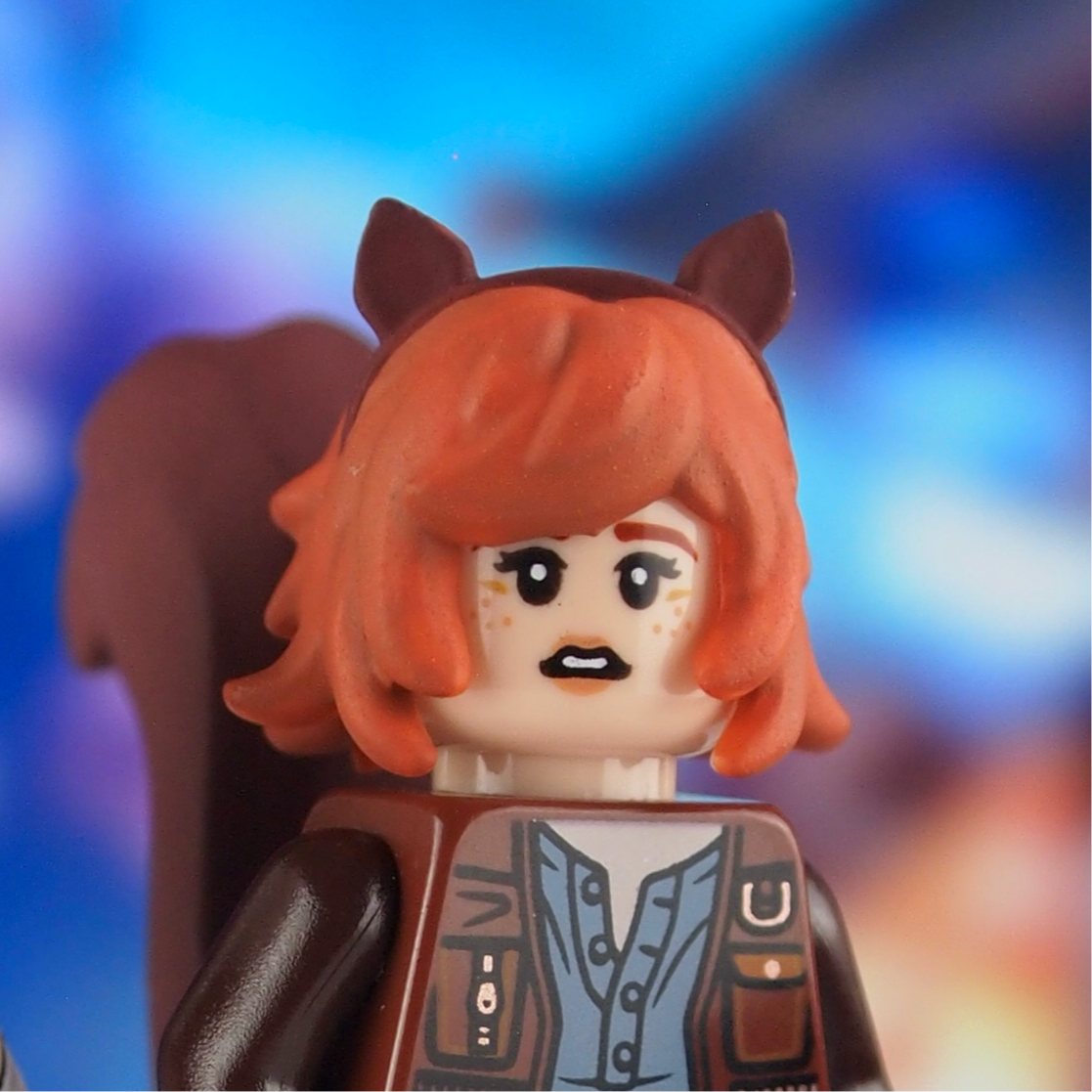 Female Squirrel Hair 3D Print