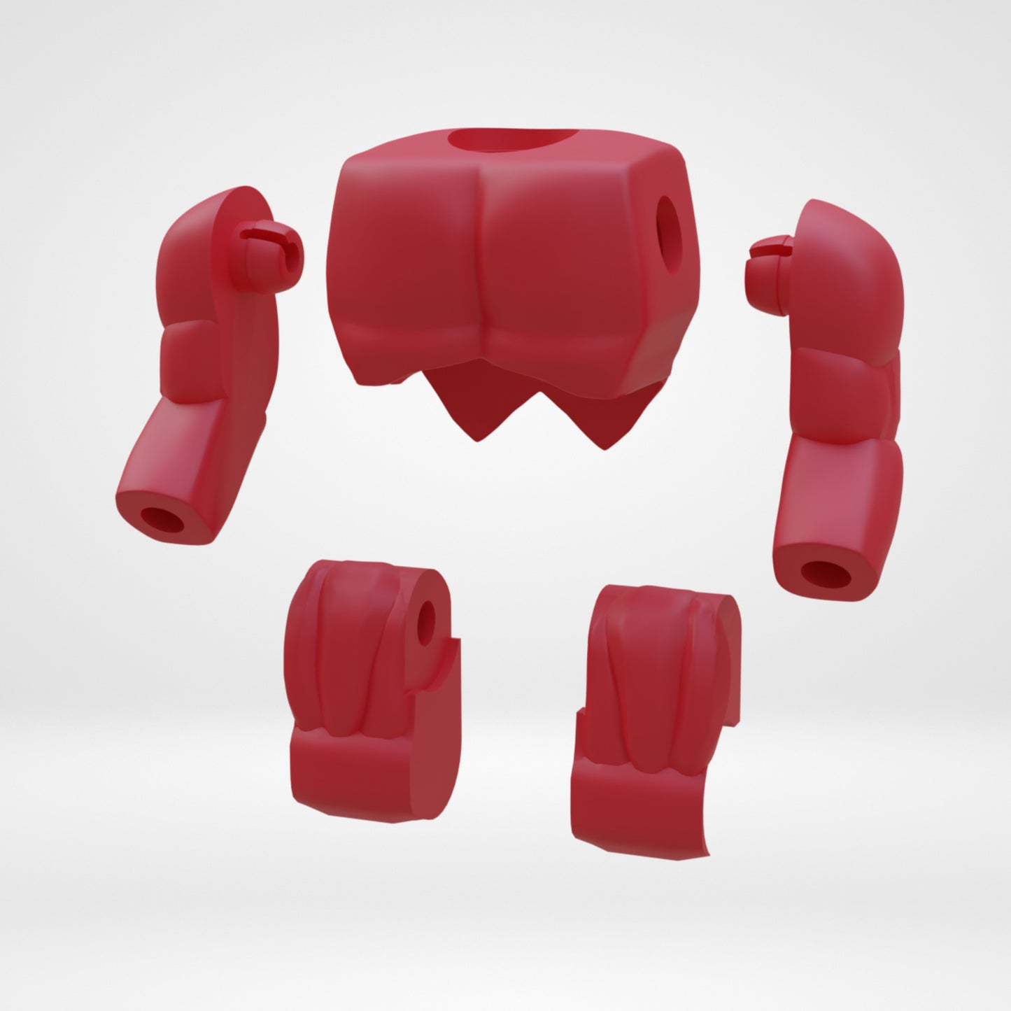 Bloody Virus Body 3D Print