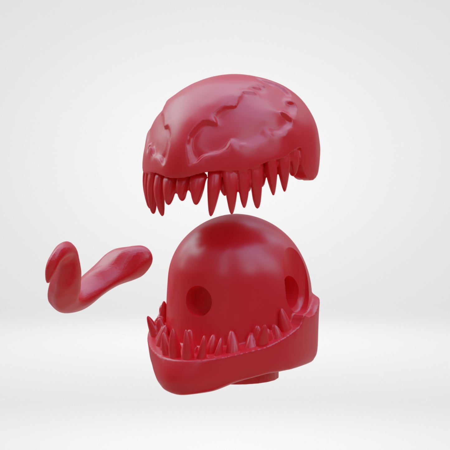 Bloody Virus Head 3D Print