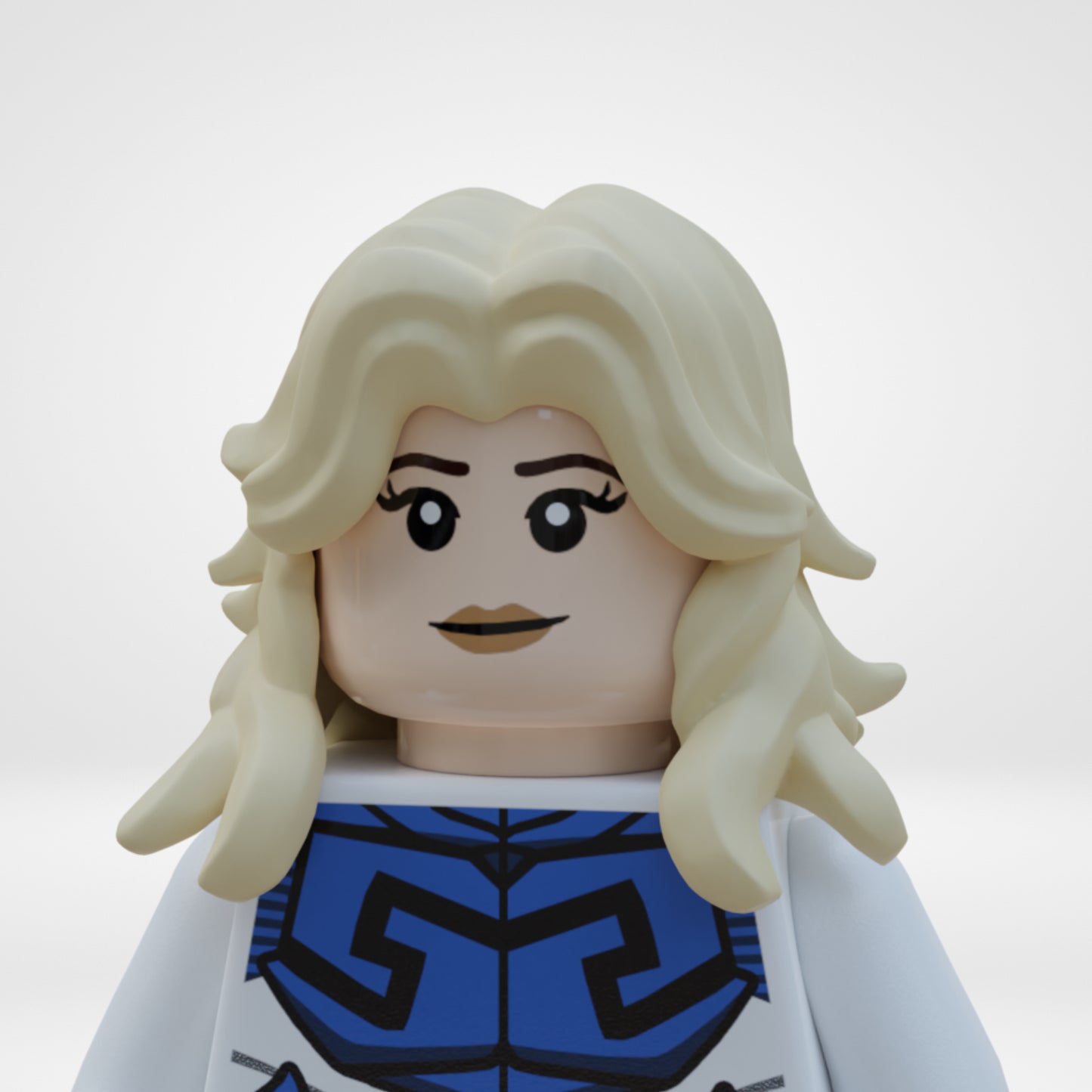 Visible Woman Hair 3D Print