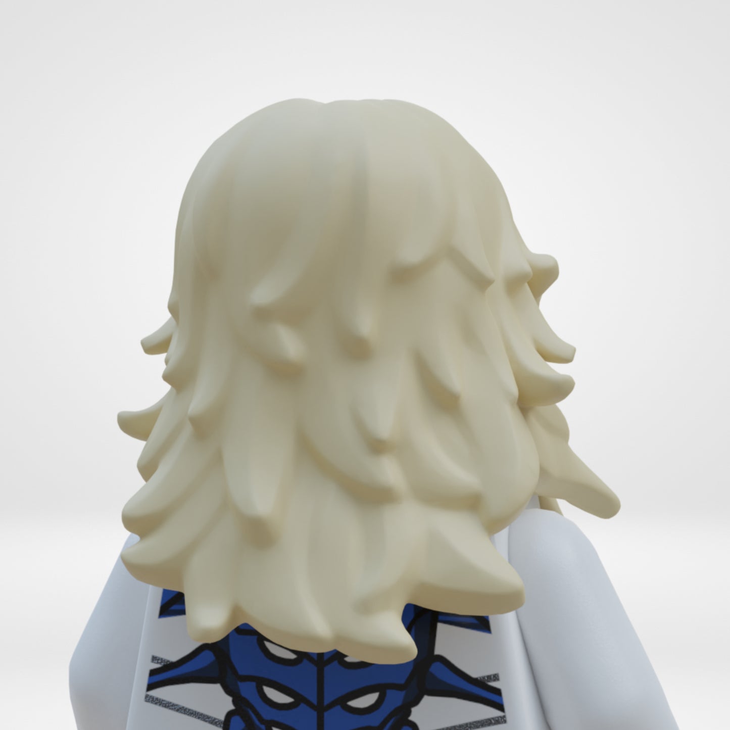 Visible Woman Hair 3D Print