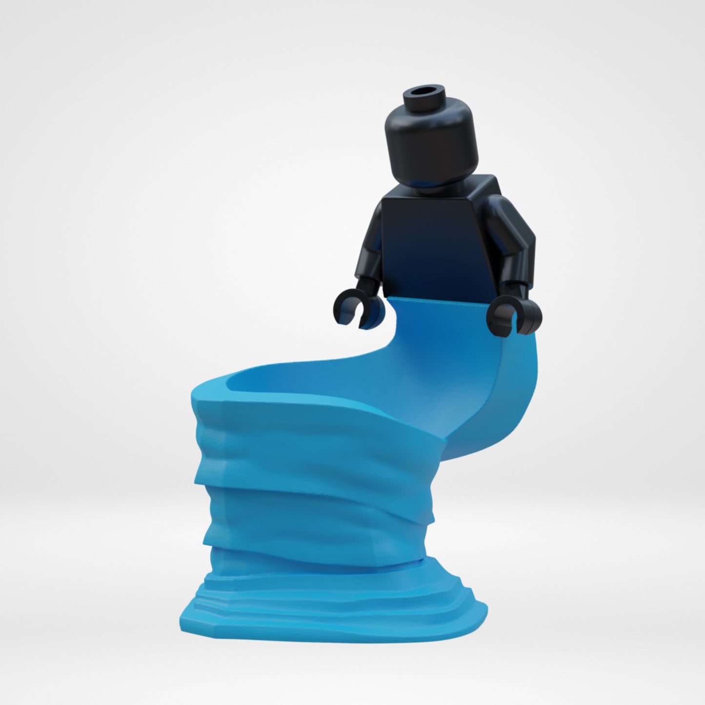 Elongated Leg Curl 3D Print