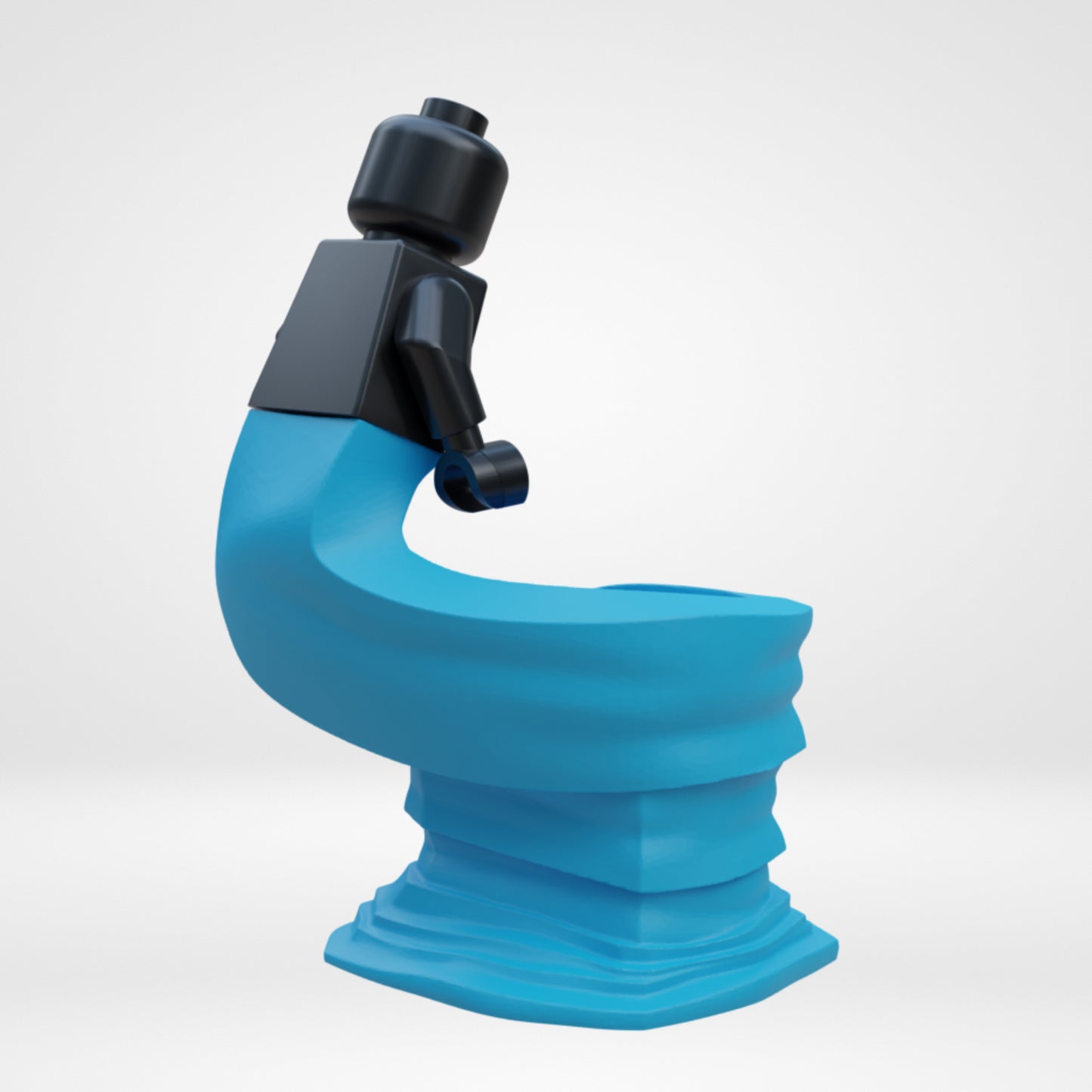 Elongated Leg Curl 3D Print