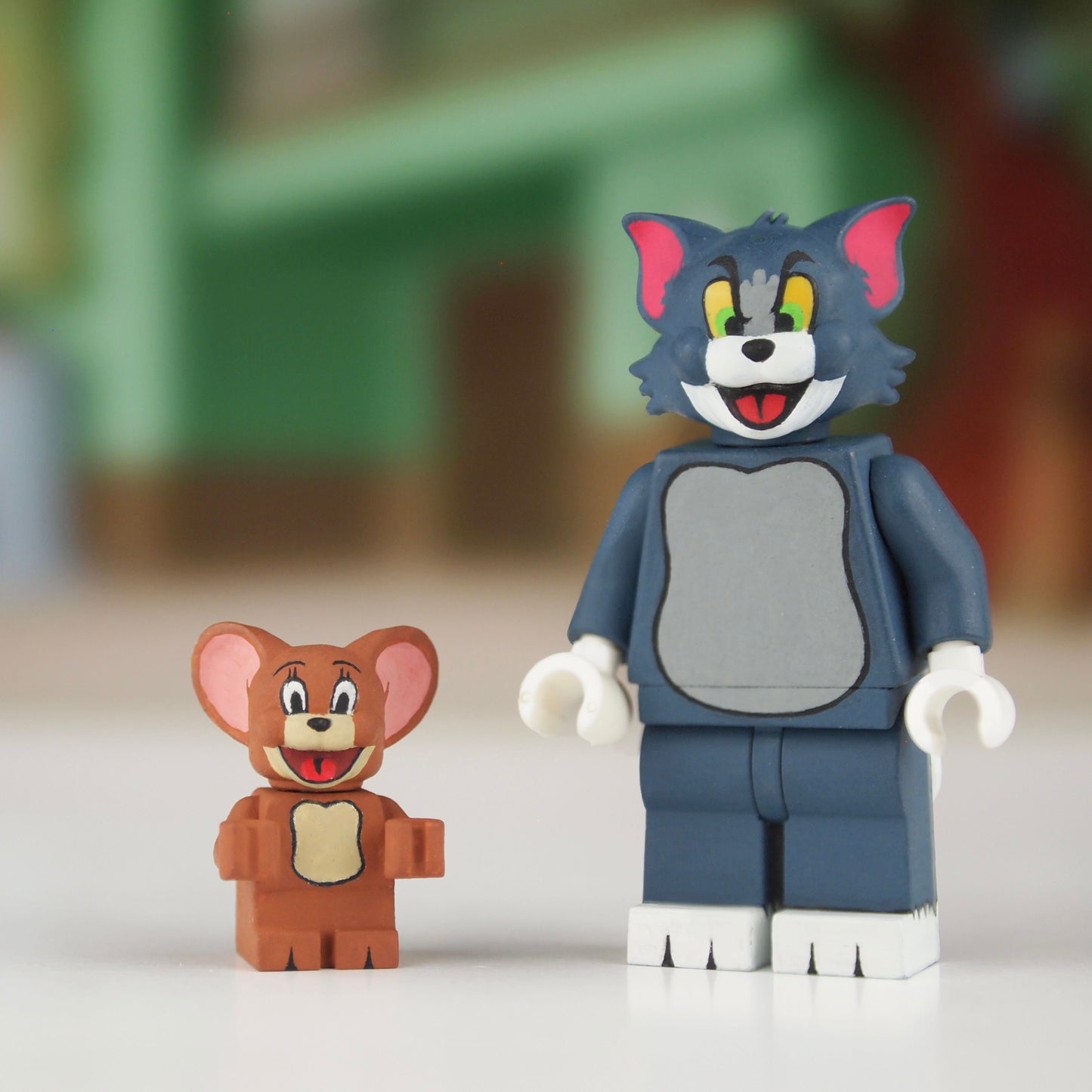 Cynical Cat & Mischievous Mouse Heads 3D Print