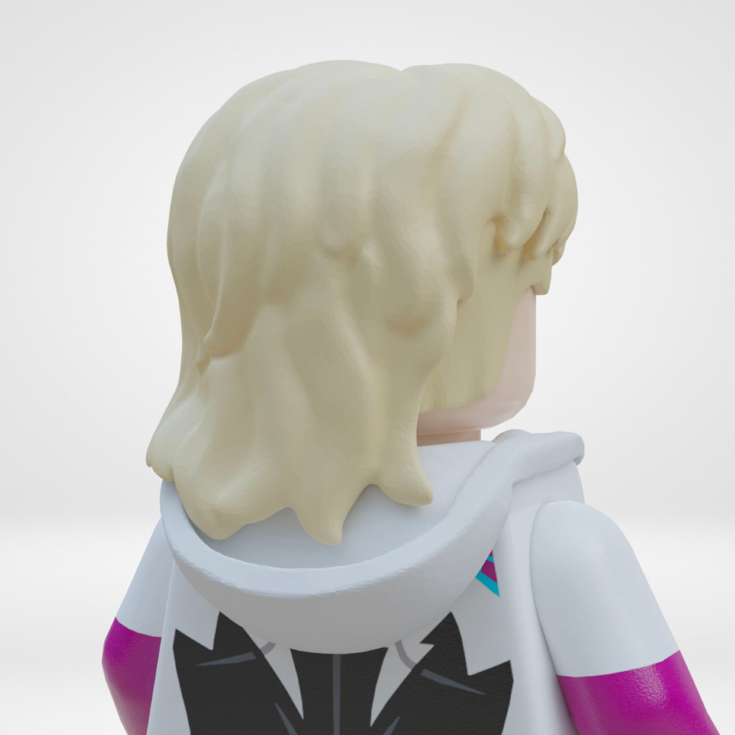 Gwen Hair 3D Print